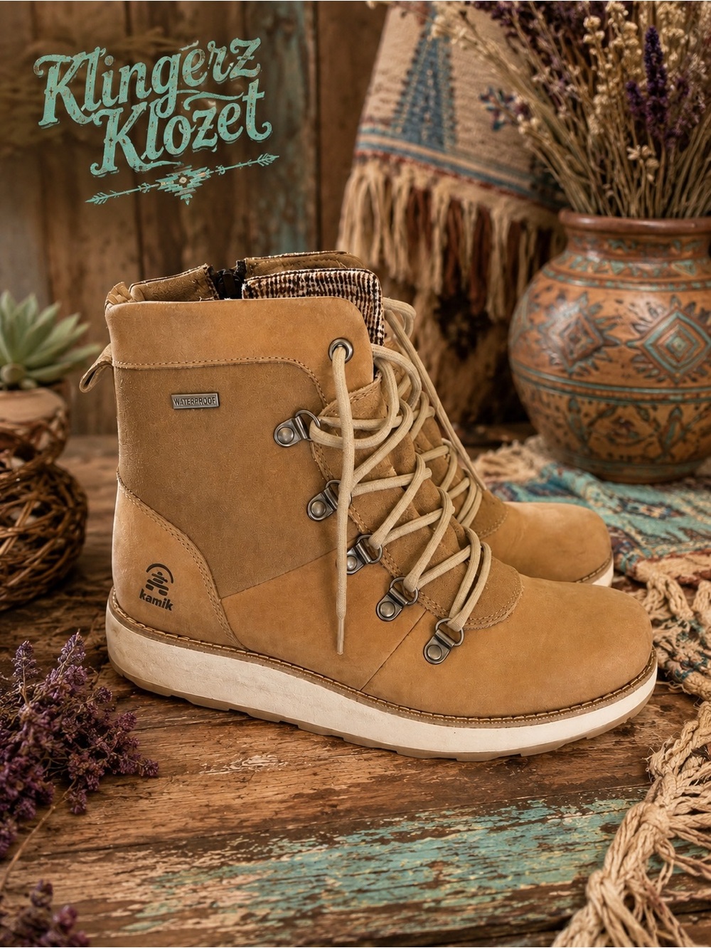 Kamik Ariello Waterproof Leather Boots | Women’s Size 8.5